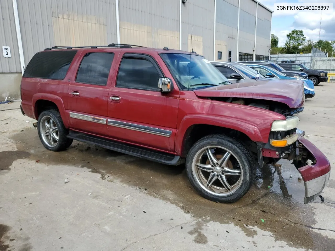 2004 Chevrolet Suburban K1500 VIN: 3GNFK16Z34G208897 Lot: 72080464