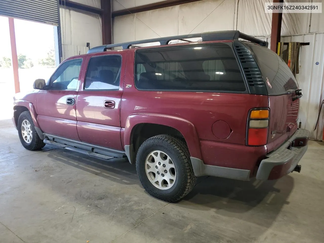 2004 Chevrolet Suburban K1500 VIN: 3GNFK16Z24G342591 Lot: 72842654