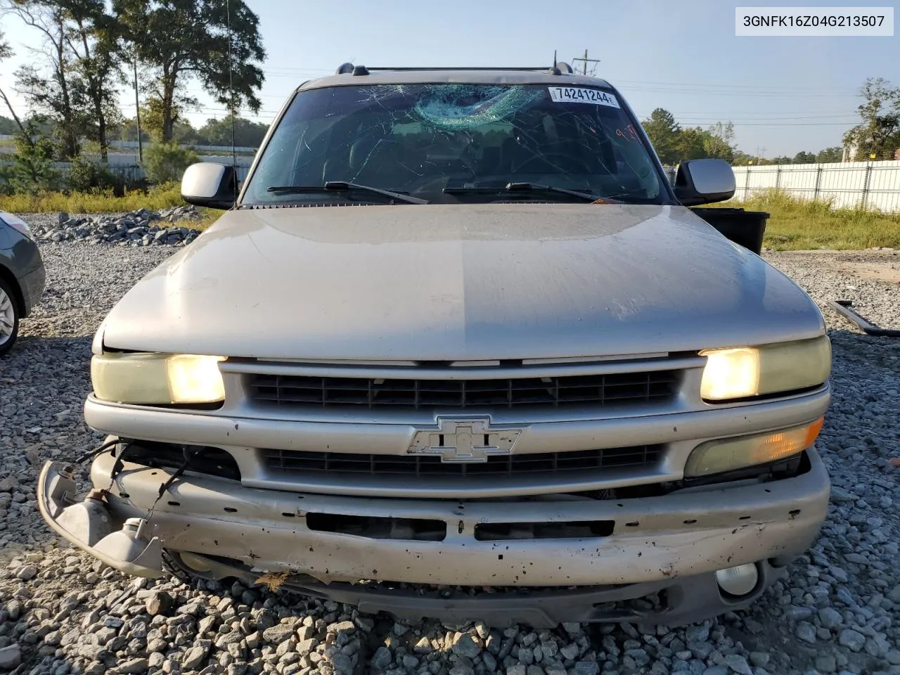 2004 Chevrolet Suburban K1500 VIN: 3GNFK16Z04G213507 Lot: 74241244