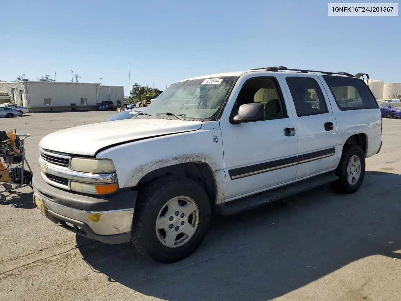 2004 Chevrolet Suburban K1500 VIN: 1GNFK16T24J201367 Lot: 74285444