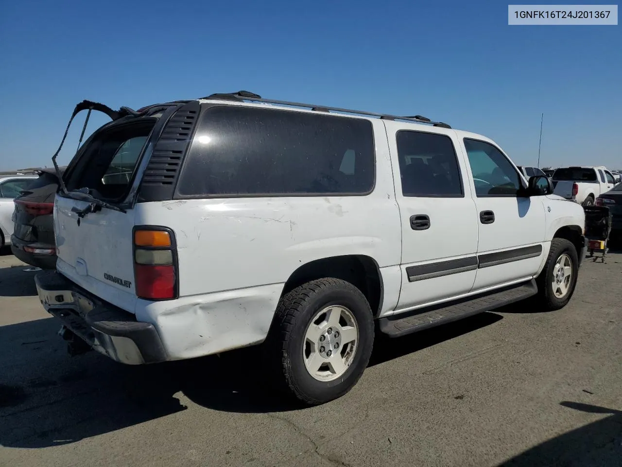 2004 Chevrolet Suburban K1500 VIN: 1GNFK16T24J201367 Lot: 74285444