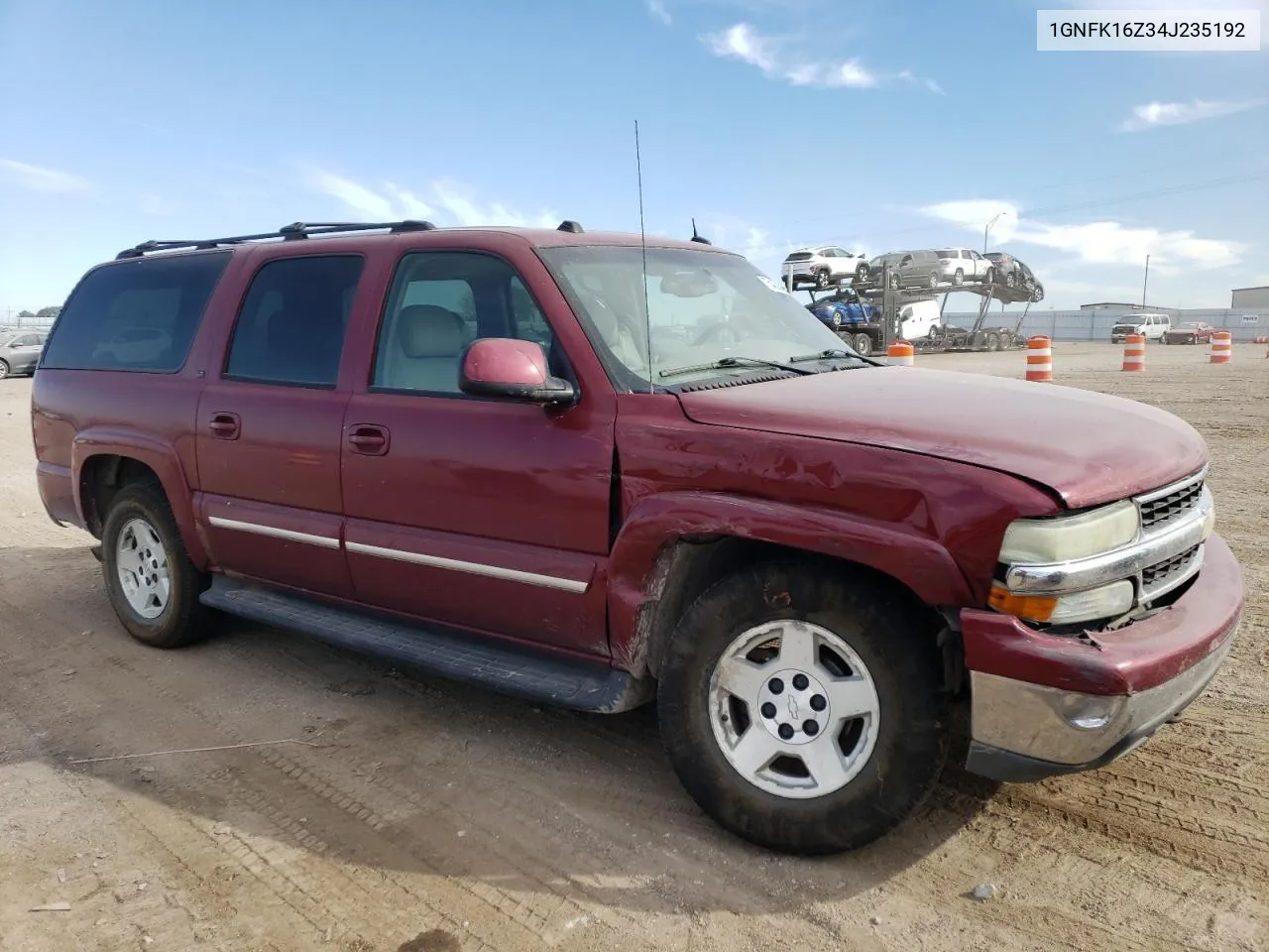 2004 Chevrolet Suburban K1500 VIN: 1GNFK16Z34J235192 Lot: 75433094