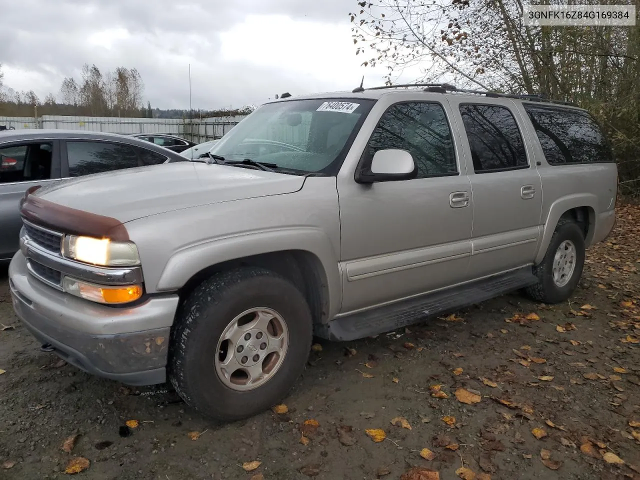 2004 Chevrolet Suburban K1500 VIN: 3GNFK16Z84G169384 Lot: 76400574