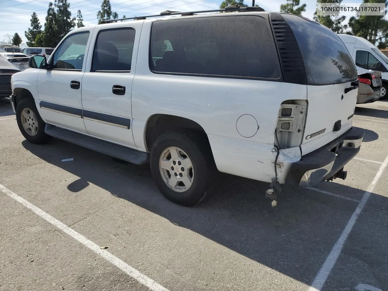 2004 Chevrolet Suburban C1500 VIN: 1GNEC16T34J187021 Lot: 76500454