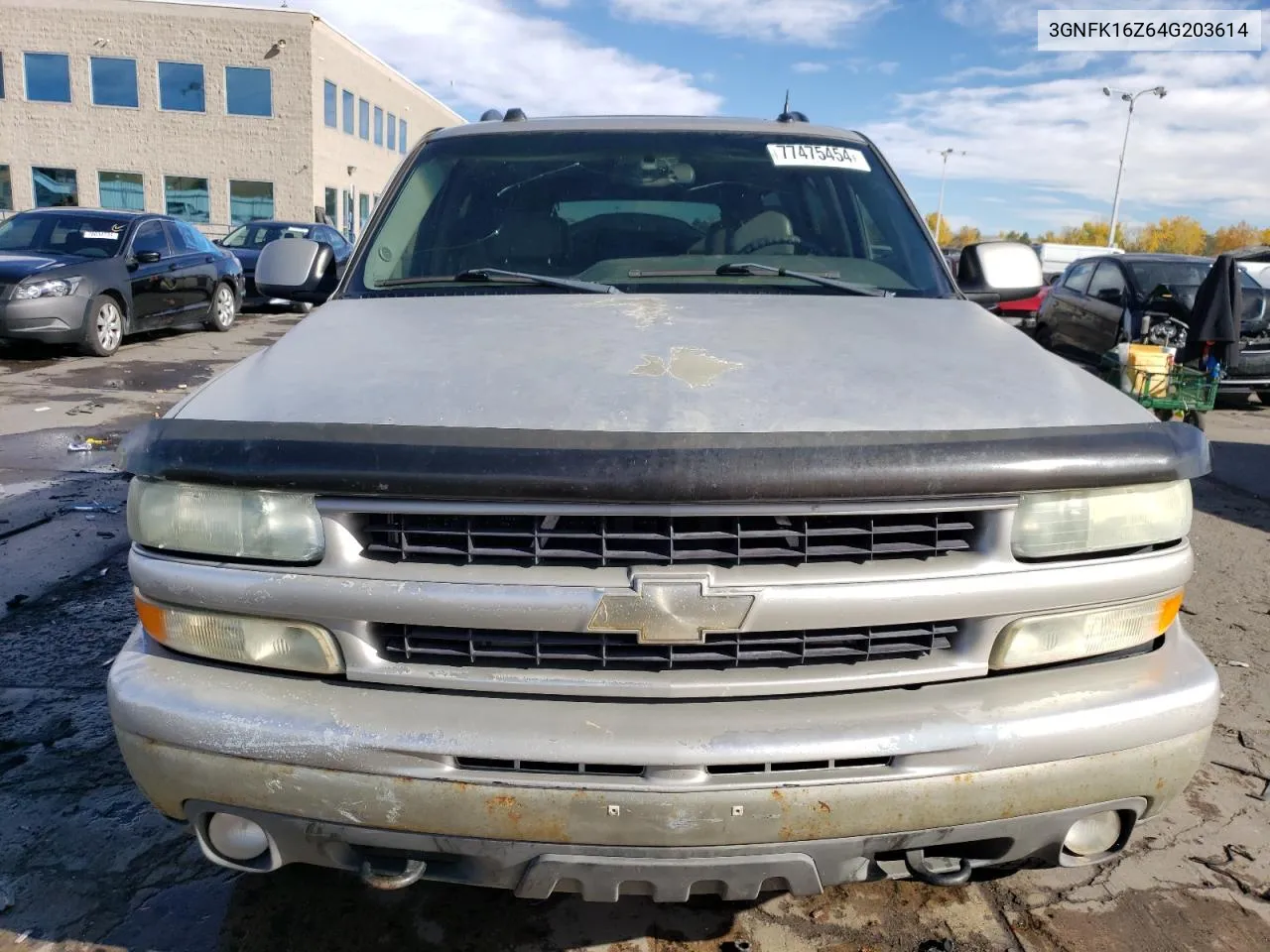 2004 Chevrolet Suburban K1500 VIN: 3GNFK16Z64G203614 Lot: 77475454