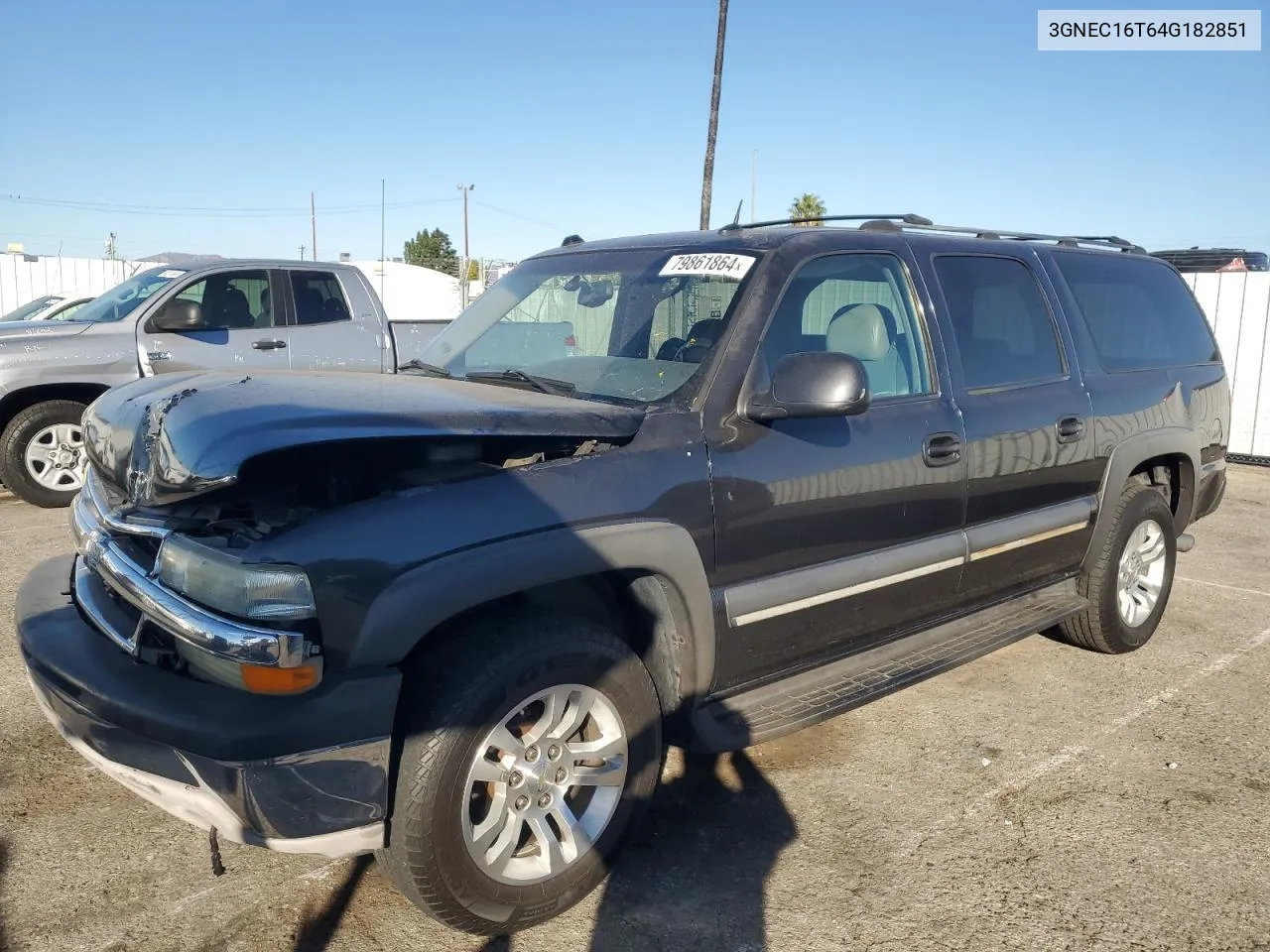 2004 Chevrolet Suburban C1500 VIN: 3GNEC16T64G182851 Lot: 79861864