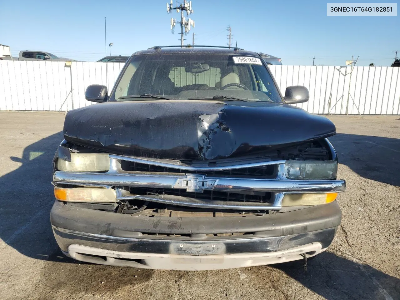 2004 Chevrolet Suburban C1500 VIN: 3GNEC16T64G182851 Lot: 79861864