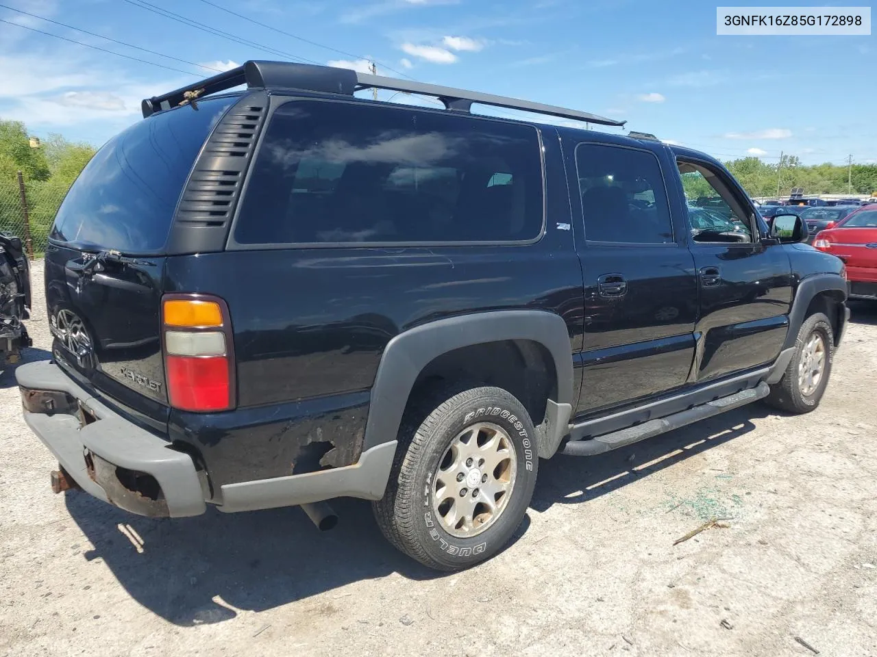 3GNFK16Z85G172898 2005 Chevrolet Suburban K1500