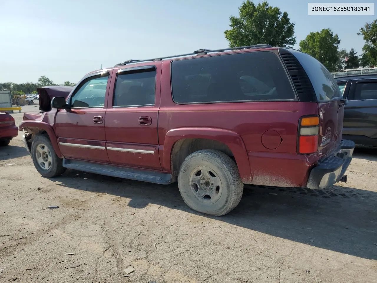 2005 Chevrolet Suburban C1500 VIN: 3GNEC16Z55G183141 Lot: 63287414