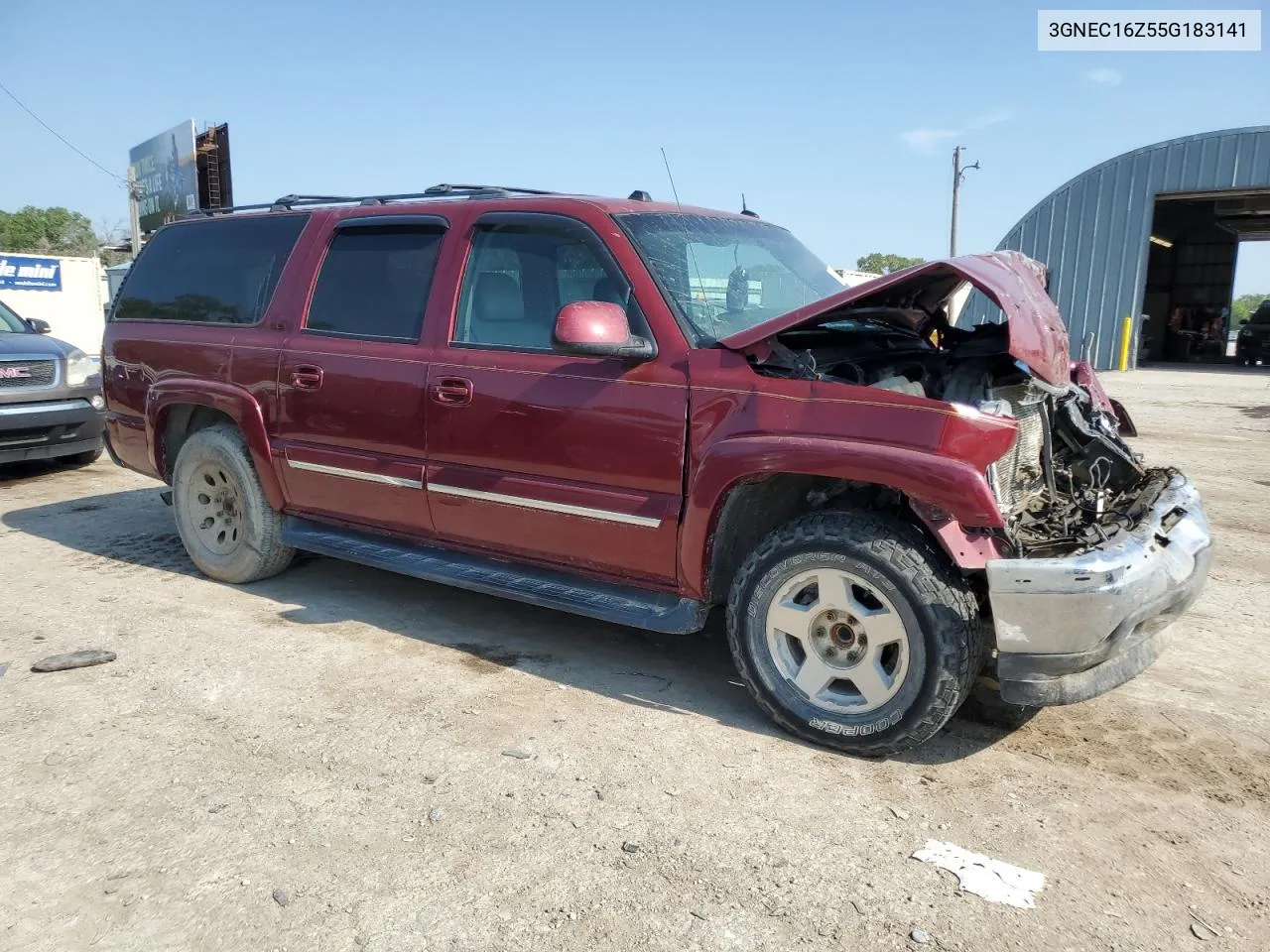 2005 Chevrolet Suburban C1500 VIN: 3GNEC16Z55G183141 Lot: 63287414