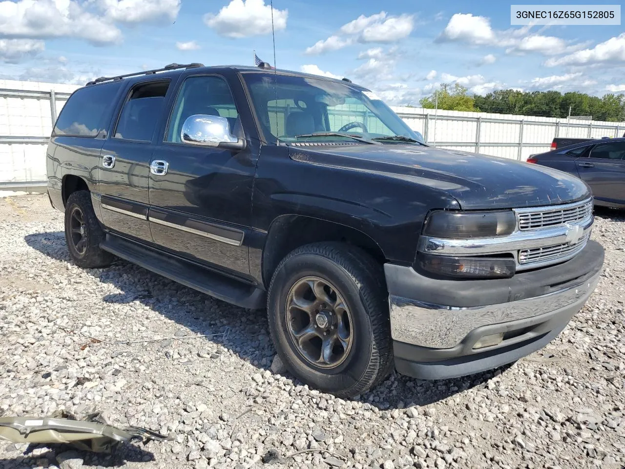 2005 Chevrolet Suburban C1500 VIN: 3GNEC16Z65G152805 Lot: 66088674