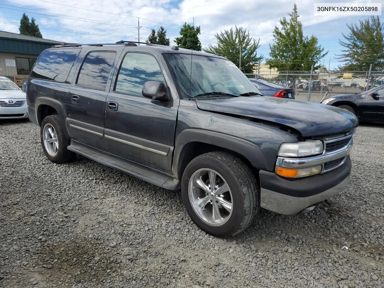 2005 Chevrolet Suburban K1500 VIN: 3GNFK16ZX5G205898 Lot: 68094894