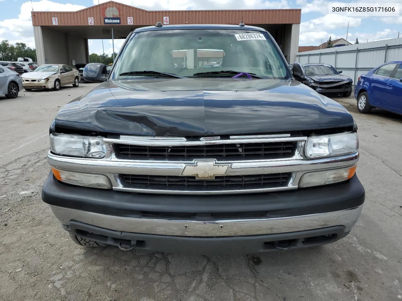 2005 Chevrolet Suburban K1500 VIN: 3GNFK16Z85G171606 Lot: 68286374