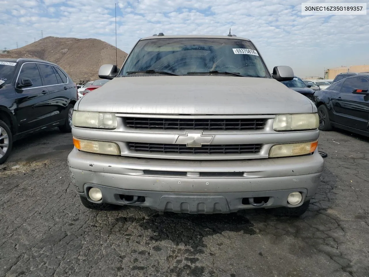 2005 Chevrolet Suburban C1500 VIN: 3GNEC16Z35G189357 Lot: 69375814