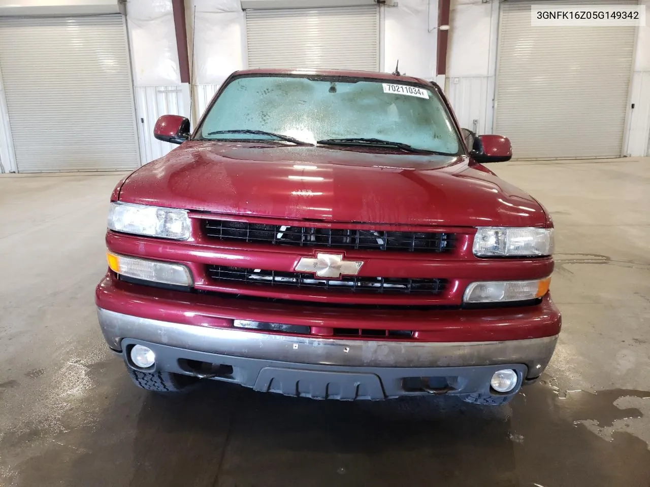 2005 Chevrolet Suburban K1500 VIN: 3GNFK16Z05G149342 Lot: 70211034