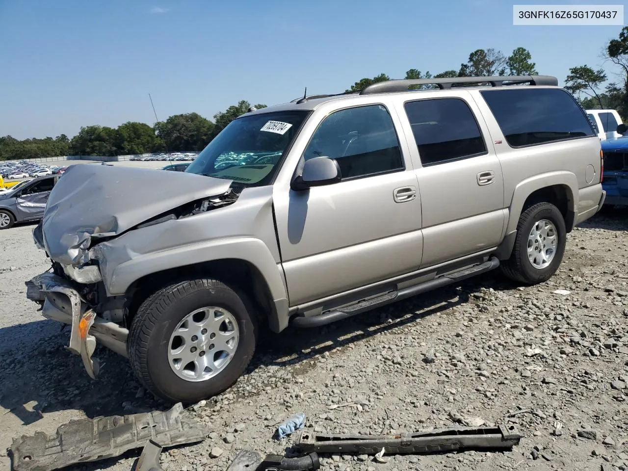 2005 Chevrolet Suburban K1500 VIN: 3GNFK16Z65G170437 Lot: 70269704