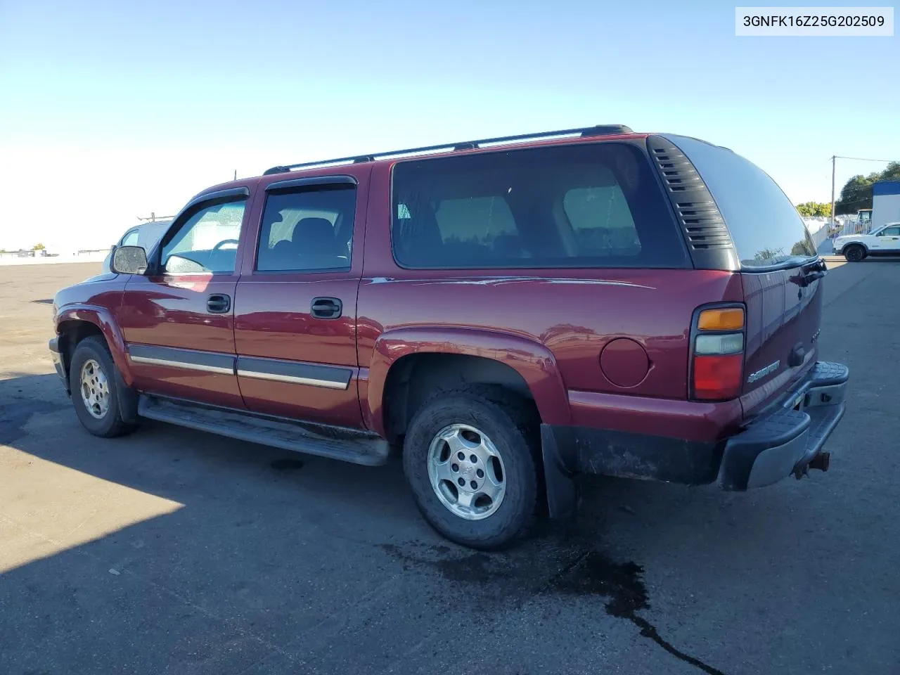 2005 Chevrolet Suburban K1500 VIN: 3GNFK16Z25G202509 Lot: 71788974