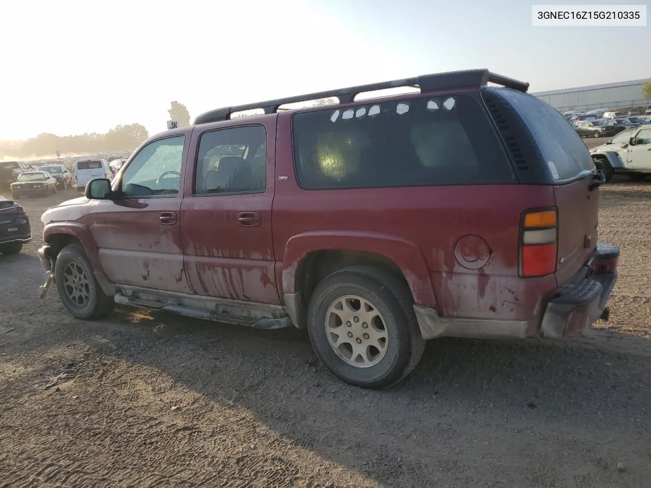 2005 Chevrolet Suburban C1500 VIN: 3GNEC16Z15G210335 Lot: 72114114