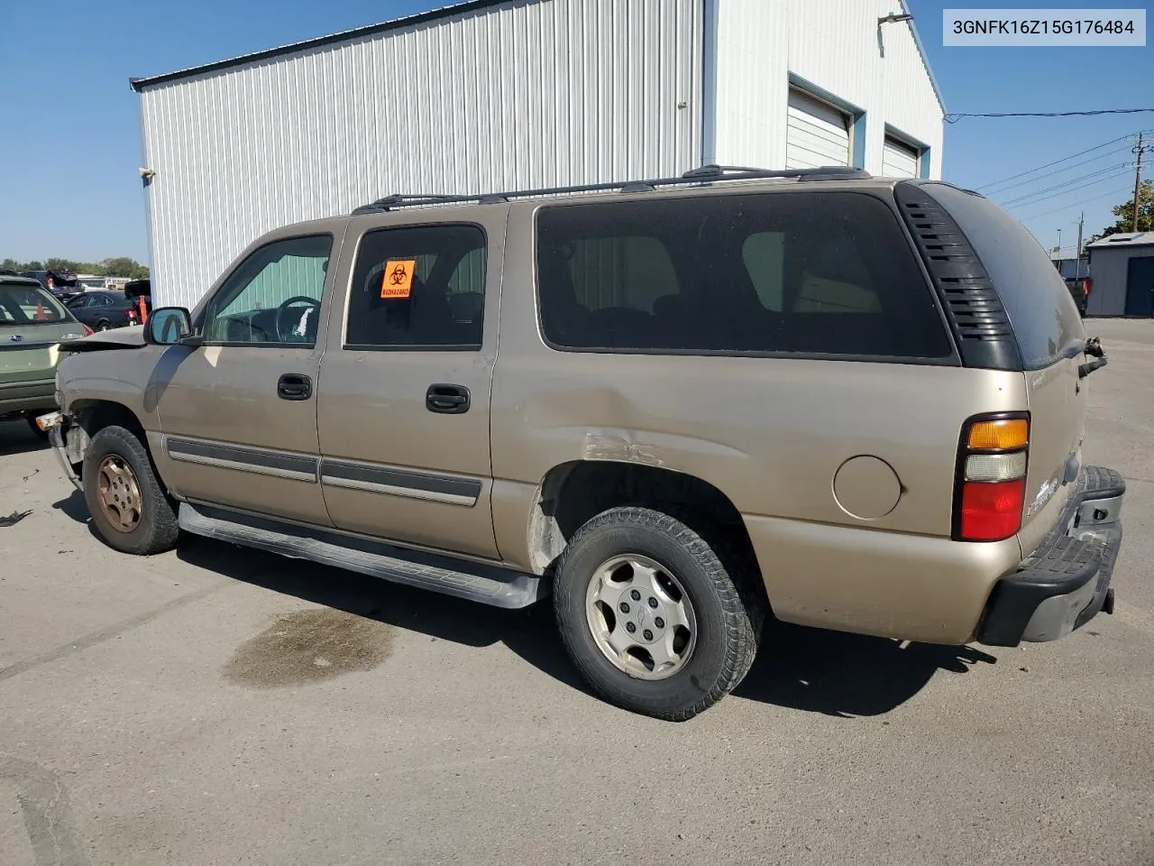 2005 Chevrolet Suburban K1500 VIN: 3GNFK16Z15G176484 Lot: 74426024