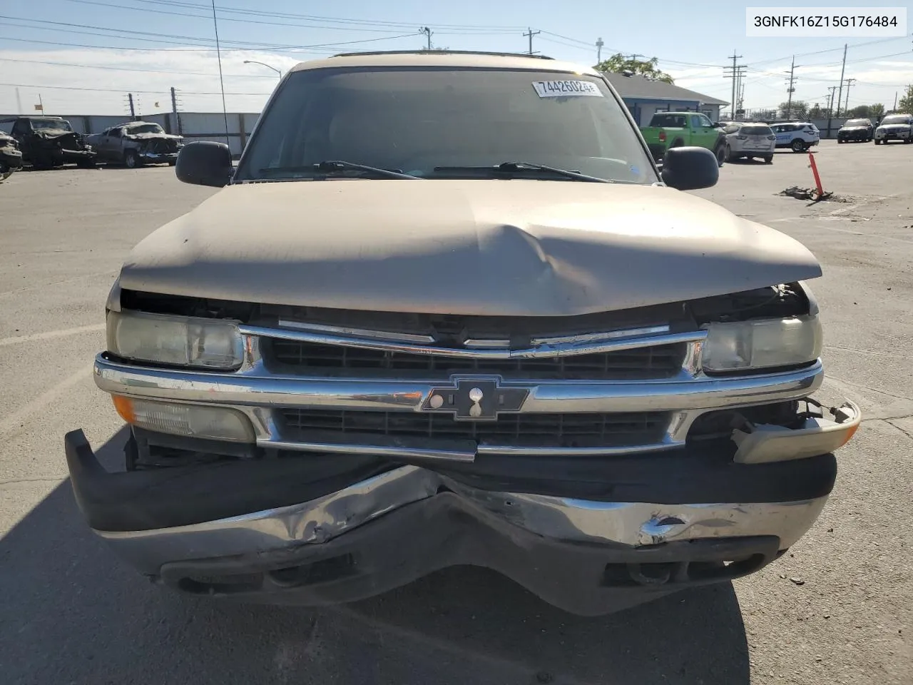 2005 Chevrolet Suburban K1500 VIN: 3GNFK16Z15G176484 Lot: 74426024