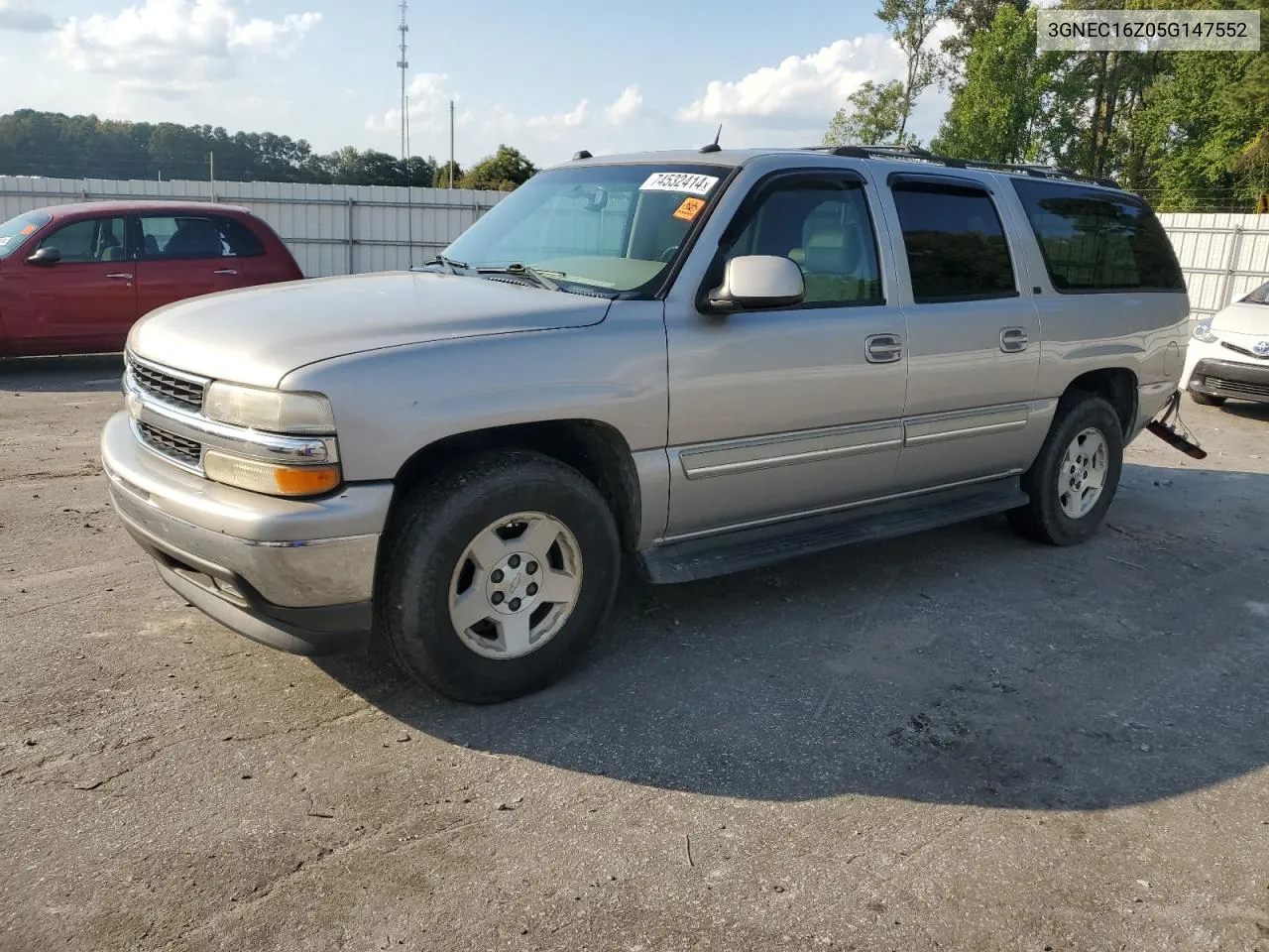 2005 Chevrolet Suburban C1500 VIN: 3GNEC16Z05G147552 Lot: 74532414