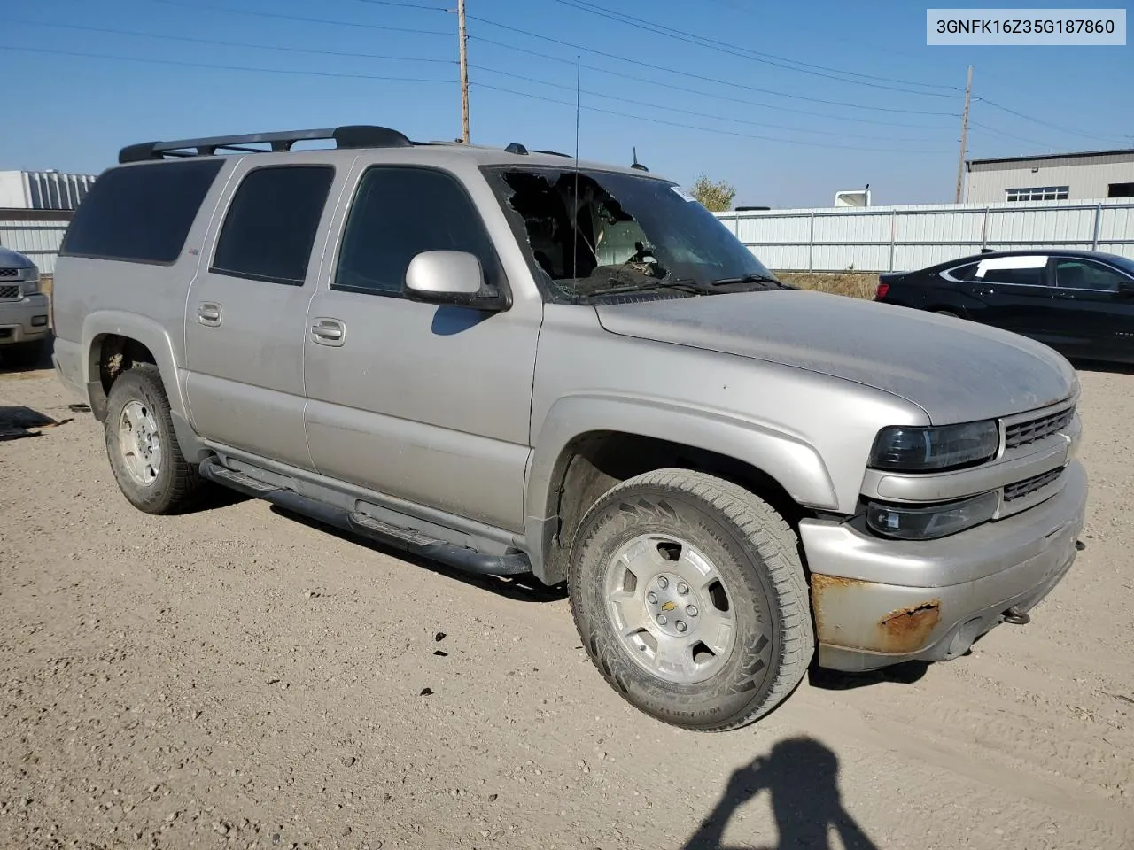 2005 Chevrolet Suburban K1500 VIN: 3GNFK16Z35G187860 Lot: 74930654