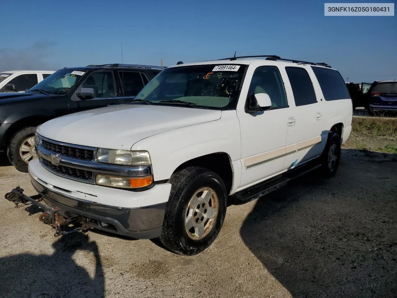 2005 Chevrolet Suburban K1500 VIN: 3GNFK16Z05G180431 Lot: 74991464