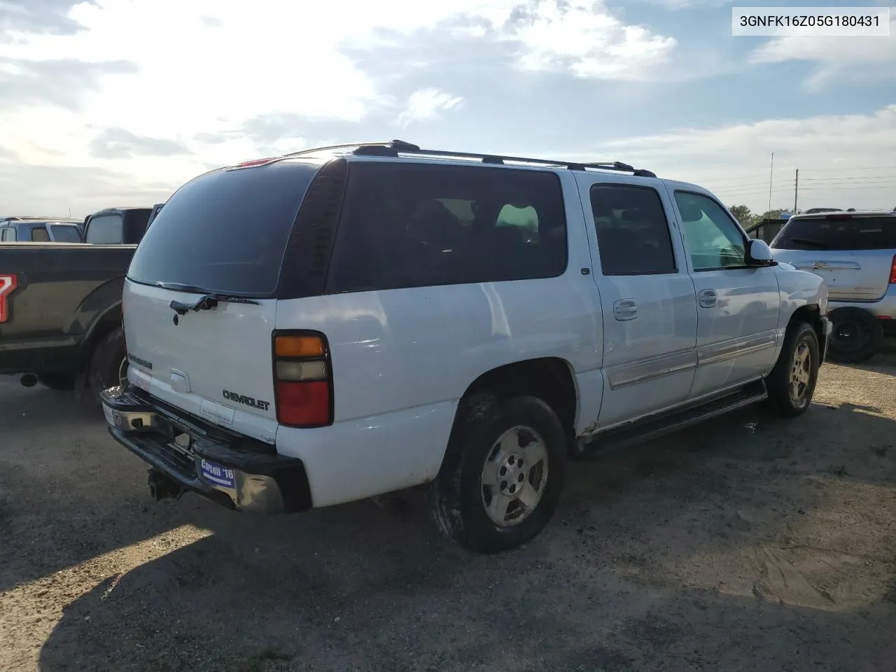 2005 Chevrolet Suburban K1500 VIN: 3GNFK16Z05G180431 Lot: 74991464