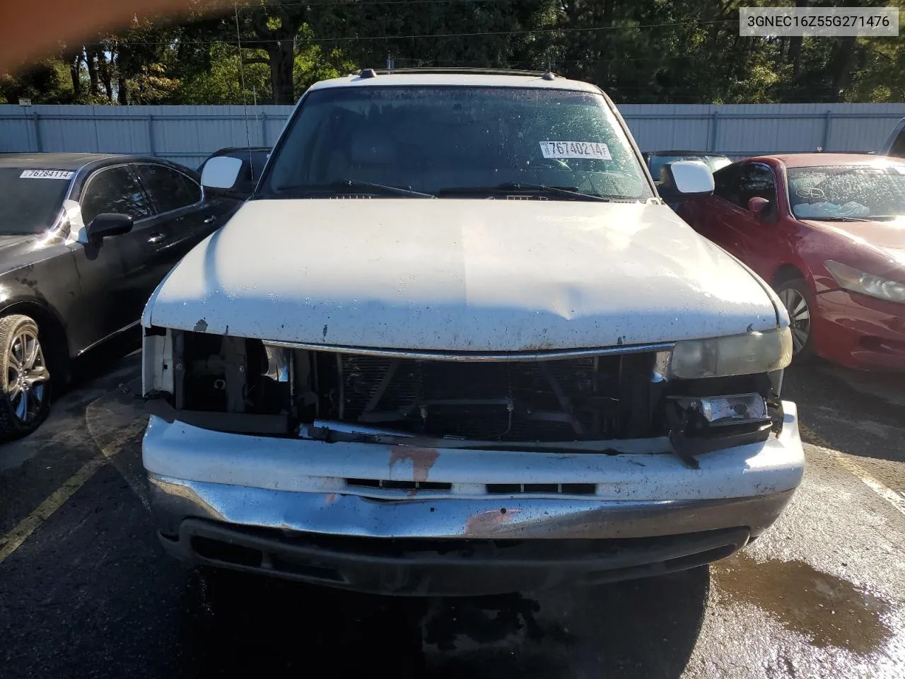 2005 Chevrolet Suburban C1500 VIN: 3GNEC16Z55G271476 Lot: 76740214