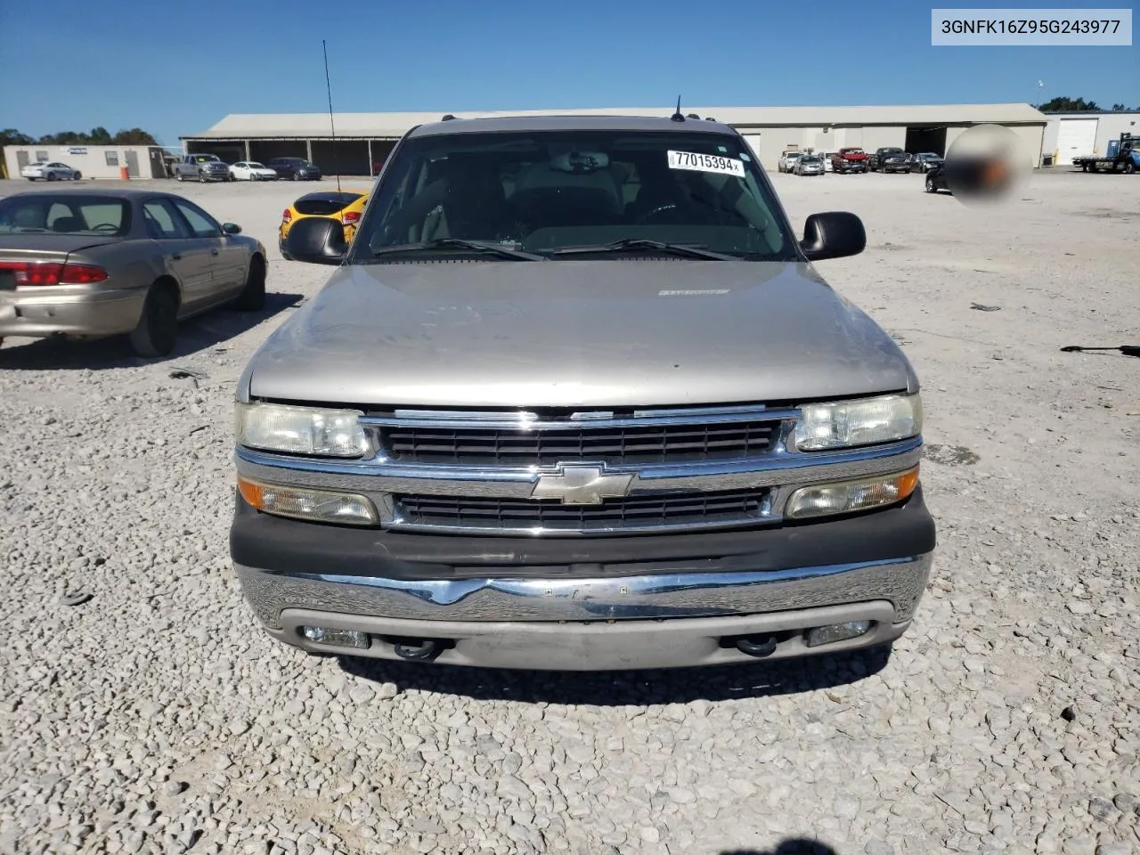 2005 Chevrolet Suburban K1500 VIN: 3GNFK16Z95G243977 Lot: 77015394