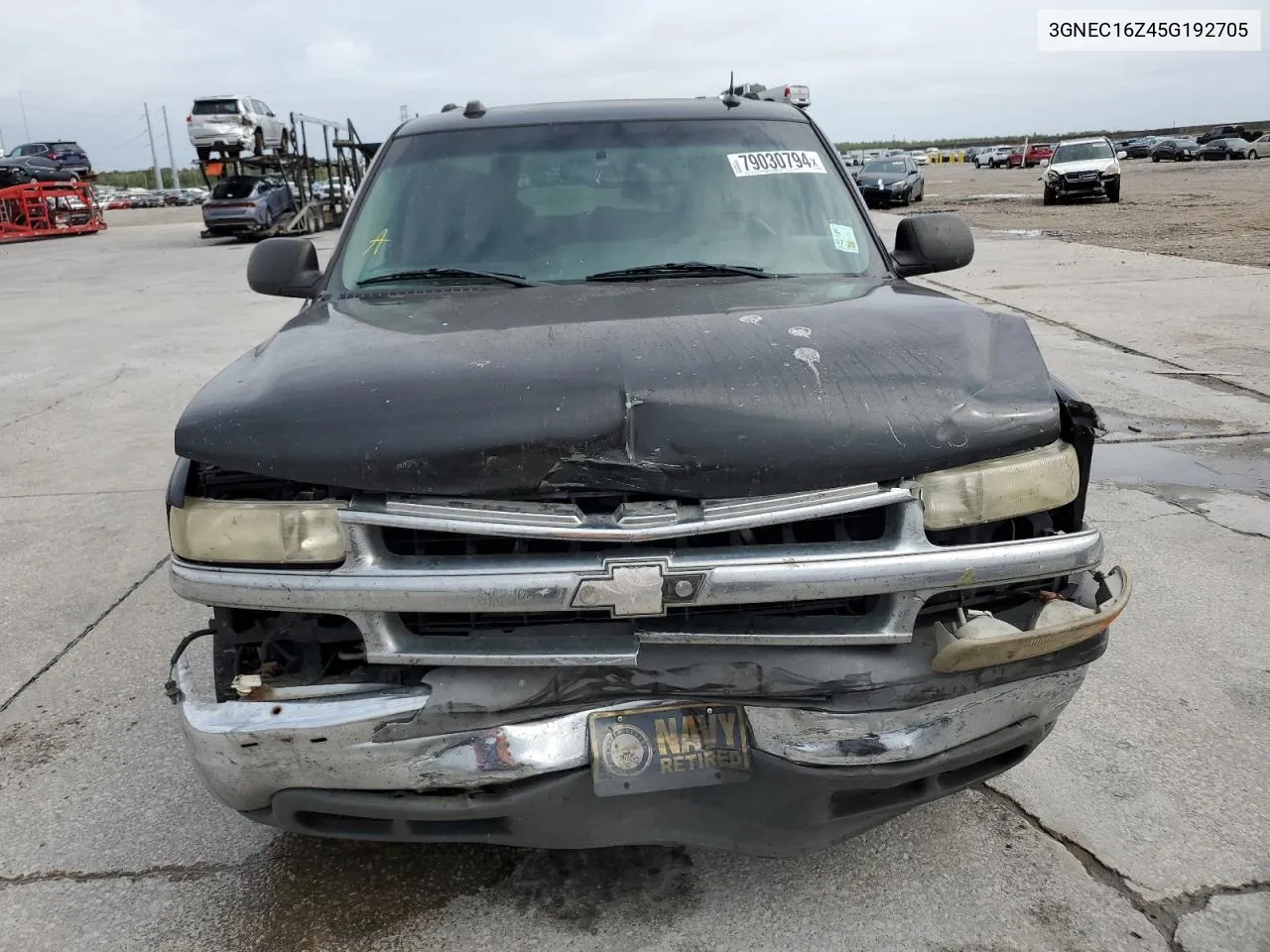 2005 Chevrolet Suburban C1500 VIN: 3GNEC16Z45G192705 Lot: 79030794