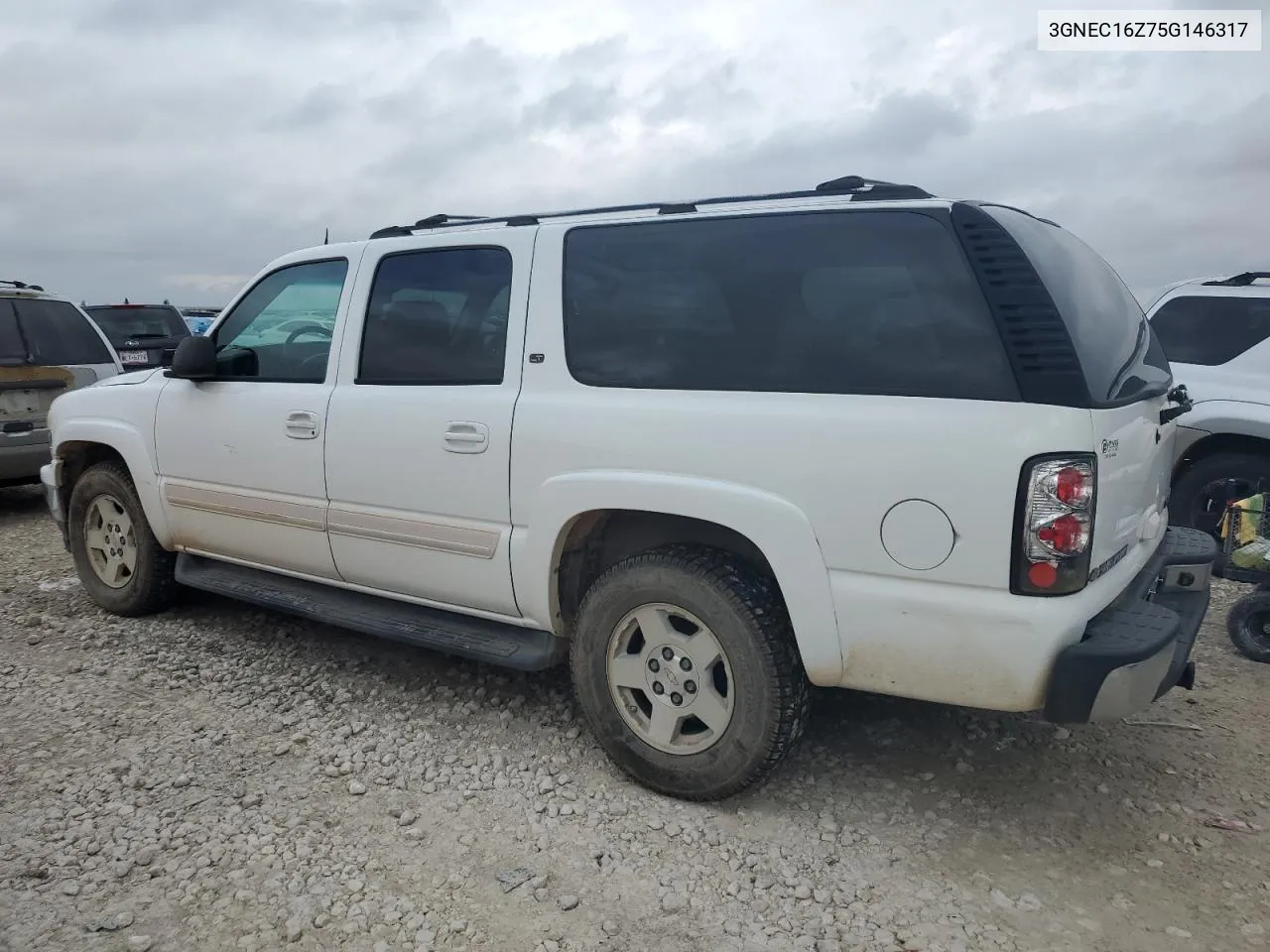 2005 Chevrolet Suburban C1500 VIN: 3GNEC16Z75G146317 Lot: 79333874