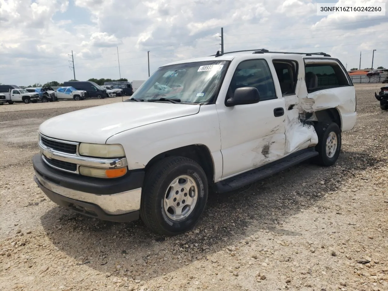 2006 Chevrolet Suburban K1500 VIN: 3GNFK16Z16G242260 Lot: 68933254