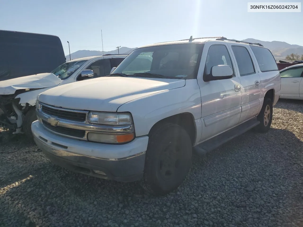 2006 Chevrolet Suburban K1500 VIN: 3GNFK16Z06G242704 Lot: 72900024