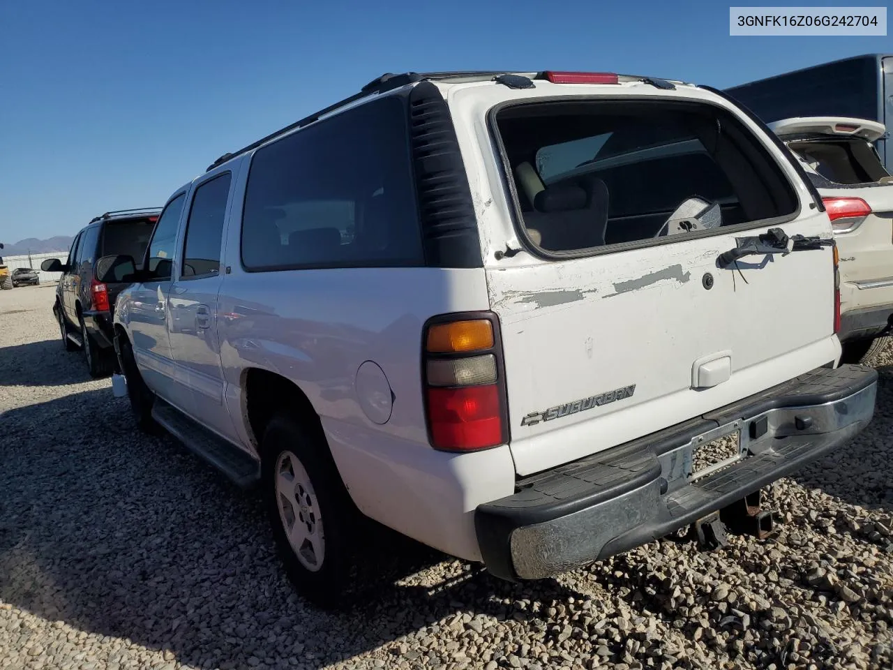 2006 Chevrolet Suburban K1500 VIN: 3GNFK16Z06G242704 Lot: 72900024