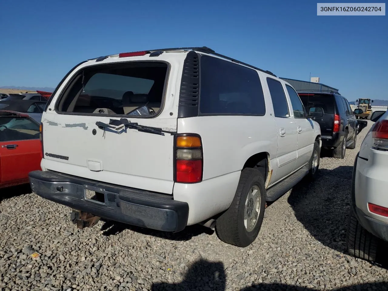 2006 Chevrolet Suburban K1500 VIN: 3GNFK16Z06G242704 Lot: 72900024