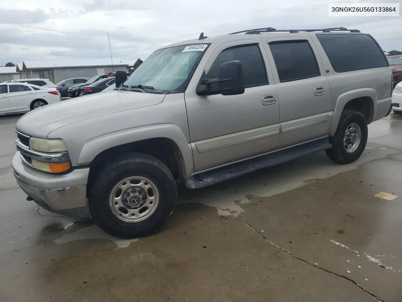 2006 Chevrolet Suburban K2500 VIN: 3GNGK26U56G133864 Lot: 74660324