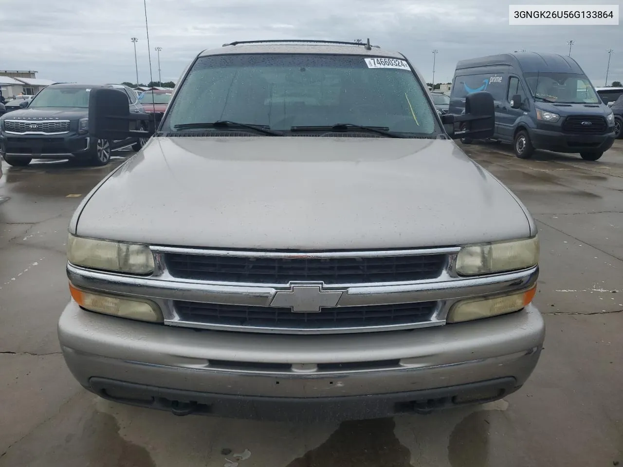 2006 Chevrolet Suburban K2500 VIN: 3GNGK26U56G133864 Lot: 74660324