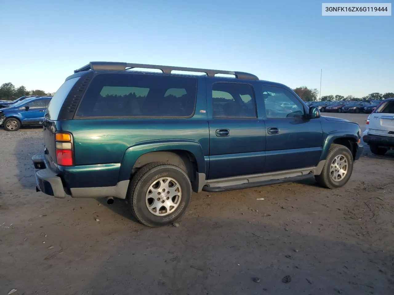 2006 Chevrolet Suburban K1500 VIN: 3GNFK16ZX6G119444 Lot: 75414314