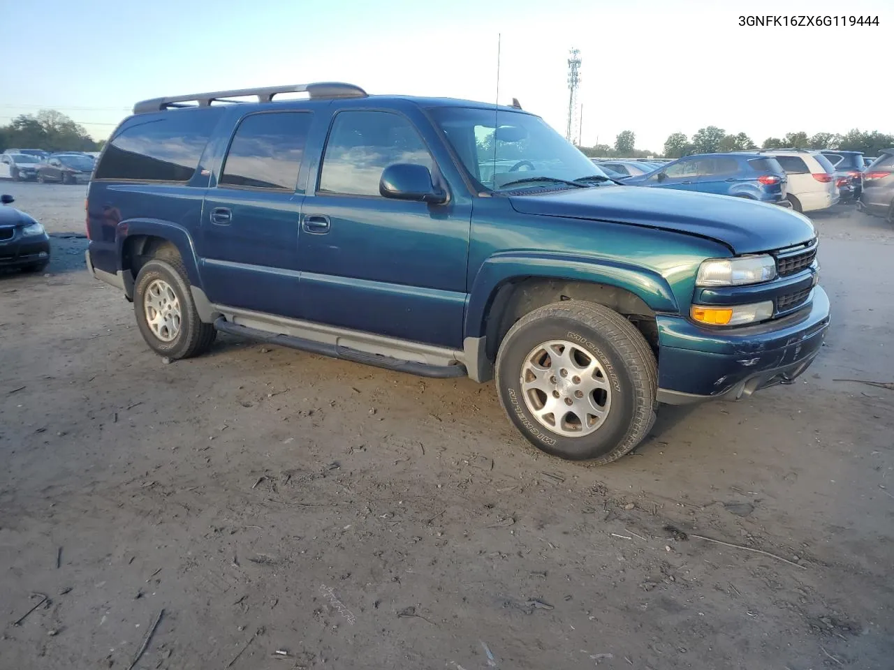 2006 Chevrolet Suburban K1500 VIN: 3GNFK16ZX6G119444 Lot: 75414314