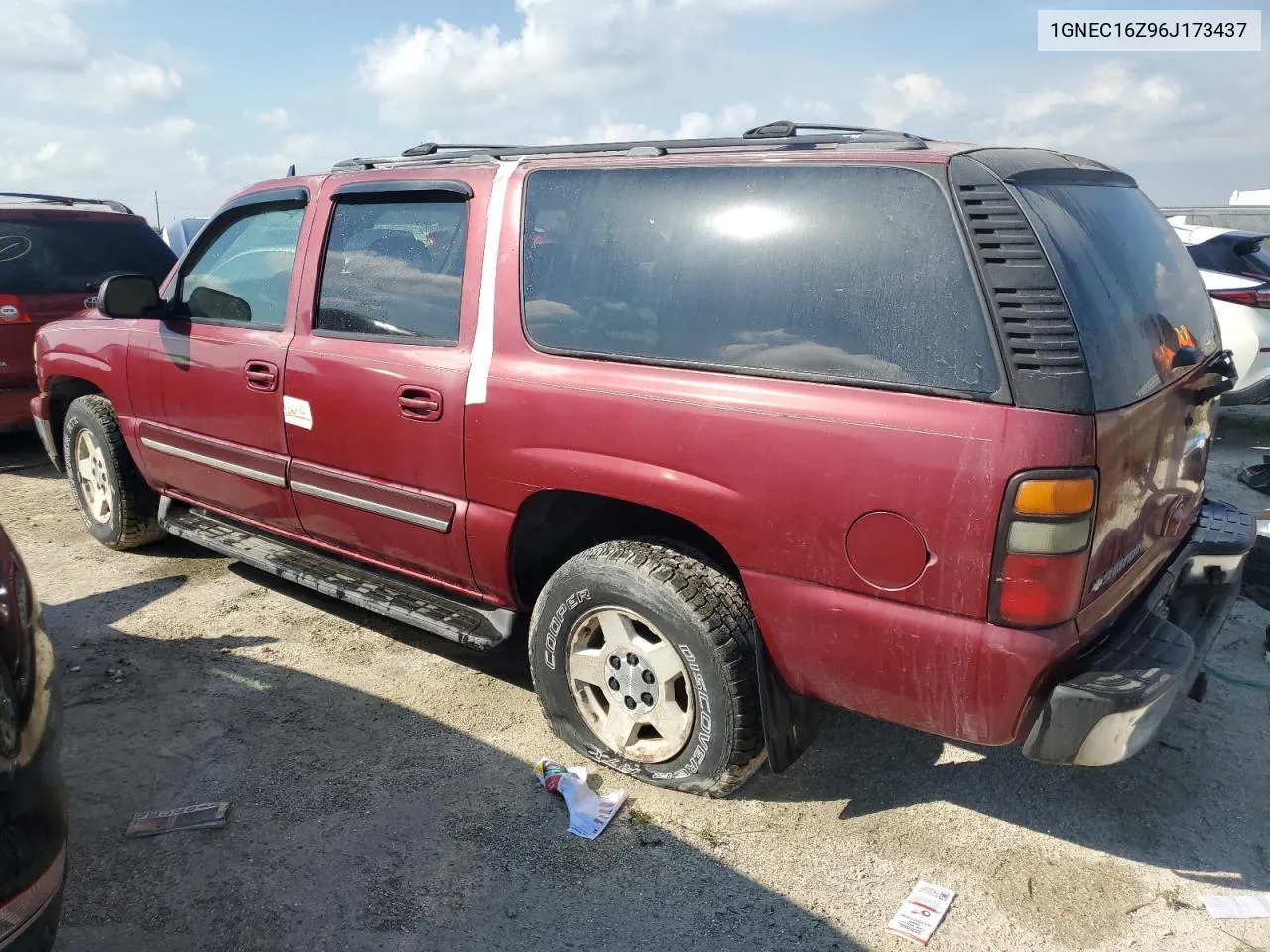 2006 Chevrolet Suburban C1500 VIN: 1GNEC16Z96J173437 Lot: 75913624