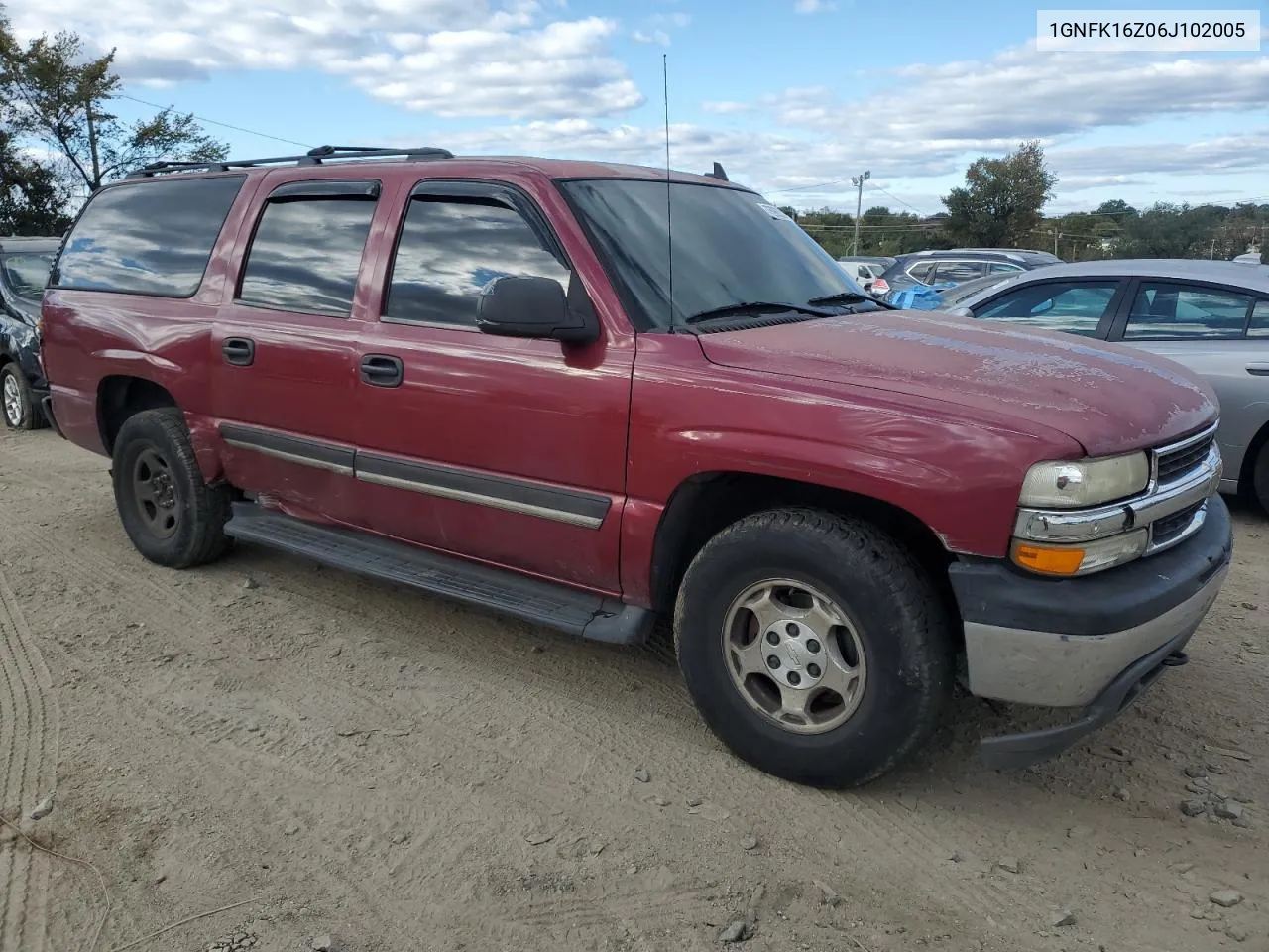 2006 Chevrolet Suburban K1500 VIN: 1GNFK16Z06J102005 Lot: 75965374