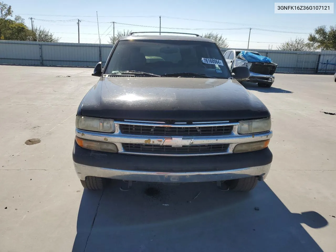 2006 Chevrolet Suburban K1500 VIN: 3GNFK16Z36G107121 Lot: 76160064