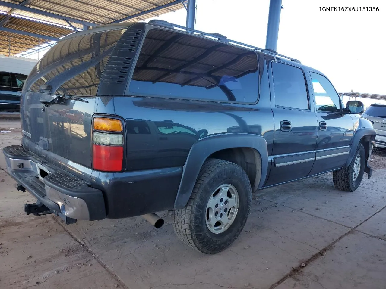 2006 Chevrolet Suburban K1500 VIN: 1GNFK16ZX6J151356 Lot: 76887654