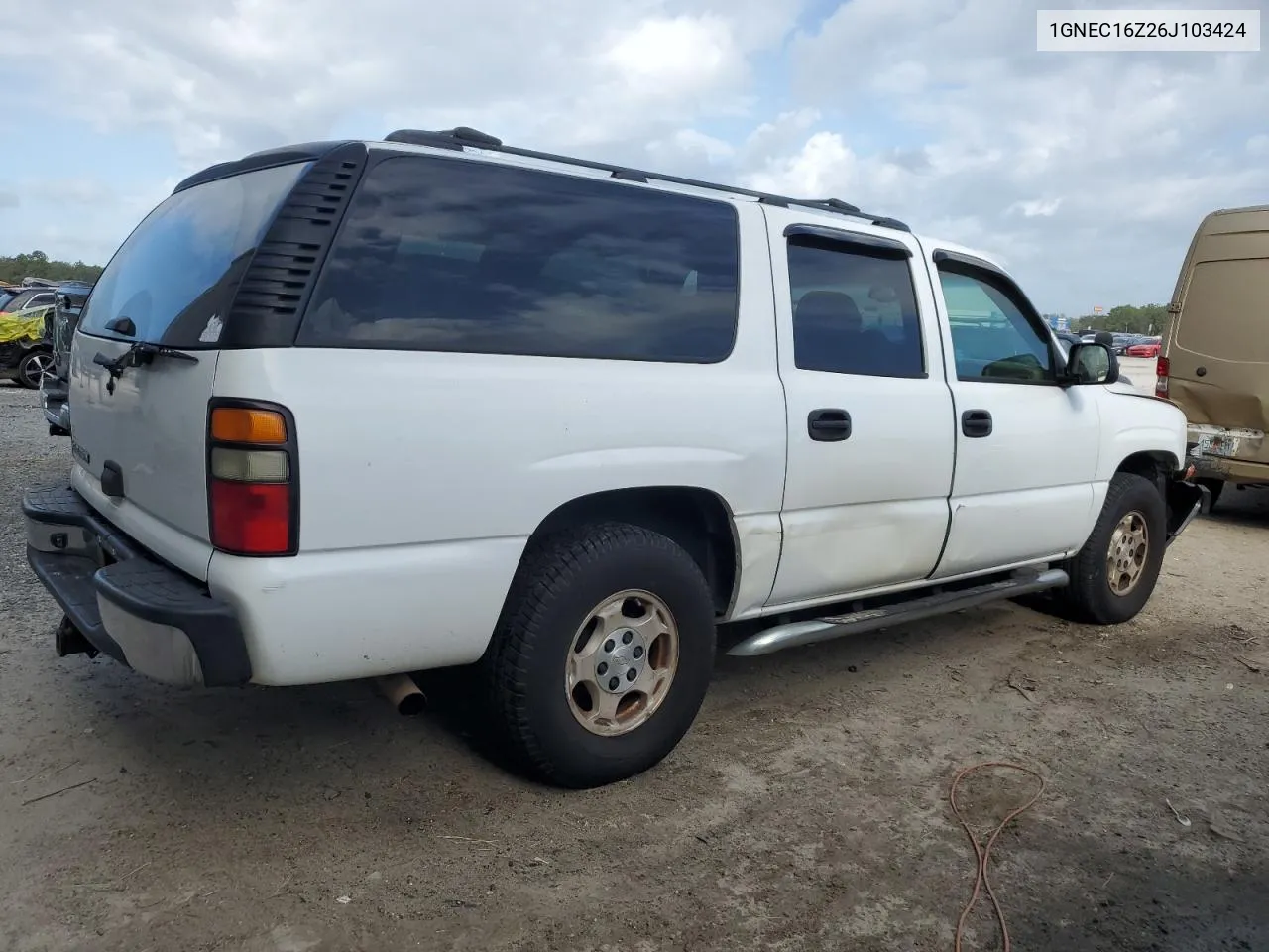 2006 Chevrolet Suburban C1500 VIN: 1GNEC16Z26J103424 Lot: 77138094