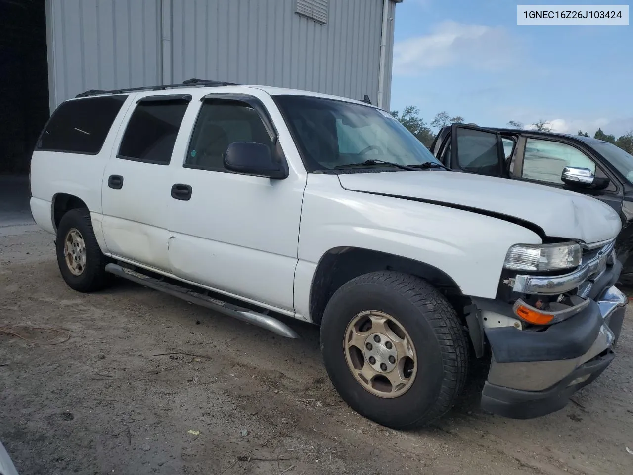 2006 Chevrolet Suburban C1500 VIN: 1GNEC16Z26J103424 Lot: 77138094