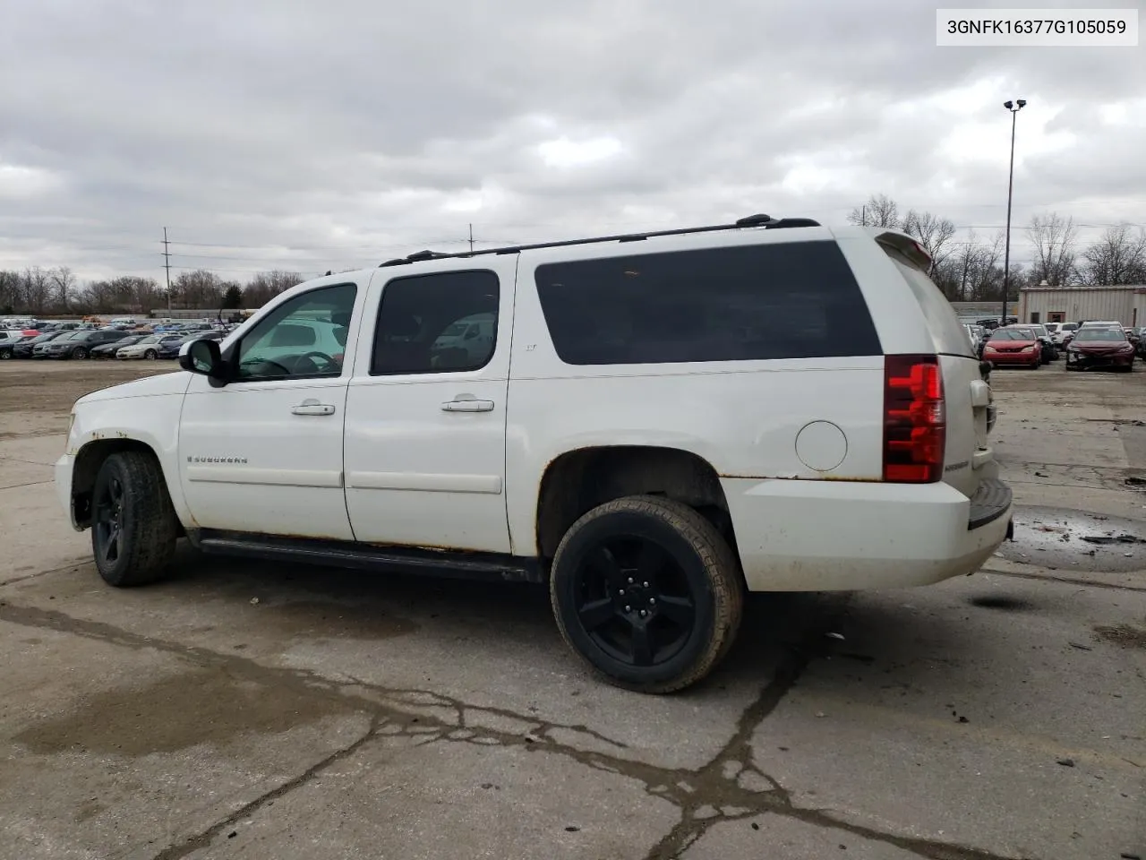 2007 Chevrolet Suburban K1500 VIN: 3GNFK16377G105059 Lot: 43041934