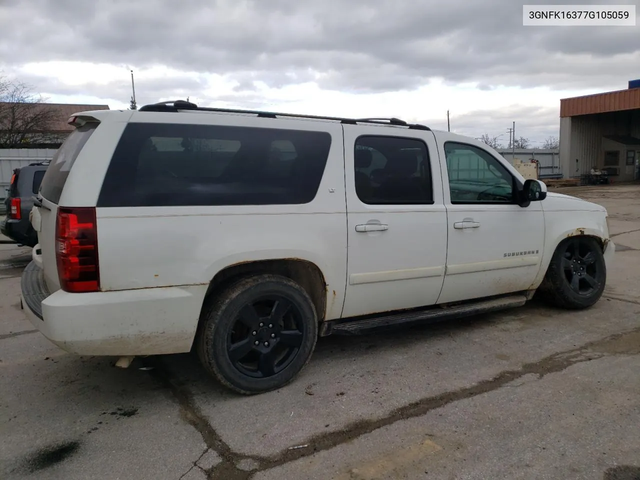 2007 Chevrolet Suburban K1500 VIN: 3GNFK16377G105059 Lot: 43041934