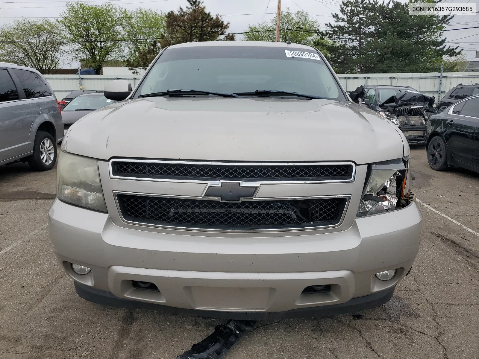 2007 Chevrolet Suburban K1500 VIN: 3GNFK16367G293685 Lot: 50095104