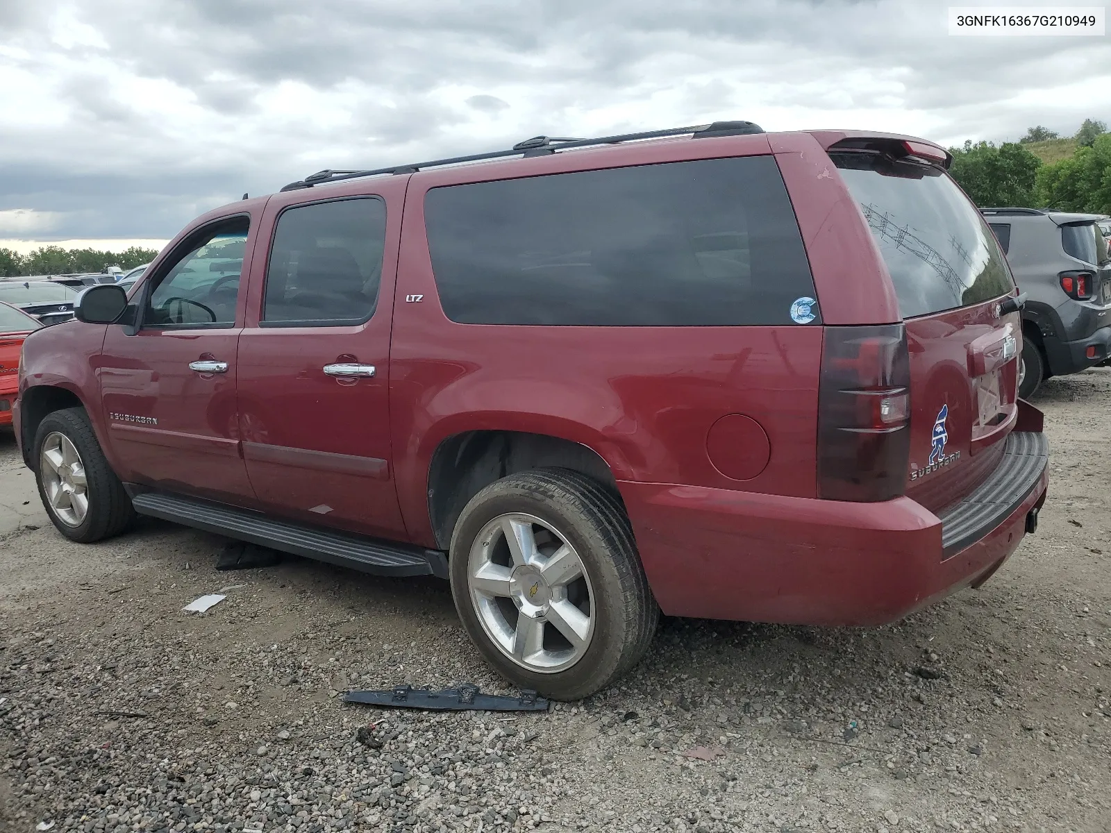 2007 Chevrolet Suburban K1500 VIN: 3GNFK16367G210949 Lot: 59712914